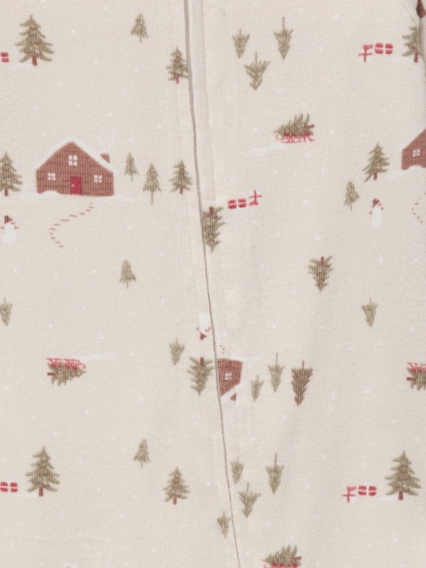 Modern Moments by Gerber Gender Neutral Sleep ´N Play Christmas Pajamas, 2-Pack, Sizes Newborn - 6/9 Months