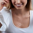 thumbnail image 2 of Ross-Simons 0.30 ct. t.w. Diamond Heart Pendant Necklace in Sterling Silver, Women's, Adult, 2 of 4