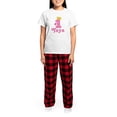 thumbnail image 4 of CafePress - Yaya (Number One) Women's Light Pajamas - Women's Short Sleeve Print T-Shirt and Pants Light Cotton Pajama Set, 4 of 7