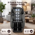 thumbnail image 2 of Real Relax Electric Massage Chair, Zero Gravity Full Body Massage Recliner Chair with 10 Fixed Rollers, Touch Screen Controller, Black, 2 of 10