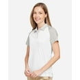 thumbnail image 2 of Team 365 TT21CW Women's Command Snag-Protection Colorblock Polo-White/ Sport Silver-2XL, 2 of 6