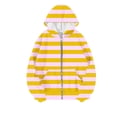 thumbnail image 4 of AGWOLF Zip Up Hoodie for Women Lightweight Striped Hooded Sweatshirt with Pockets Vintage Long Sleeve Jacket, 4 of 4