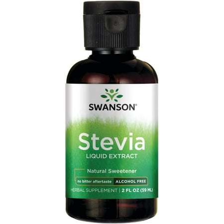 Swanson Liquid Stevia (Alcohol Free) 2 fl oz Liquid