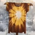 thumbnail image 3 of JTZGDY Womens Sublimation T Shirts Plus Size Tie Dye Bleached Tees Tops Short Sleeve Vintage Crew Neck Tshirts Funny Cute DIY Clothes Multicolor#01 L, 3 of 10