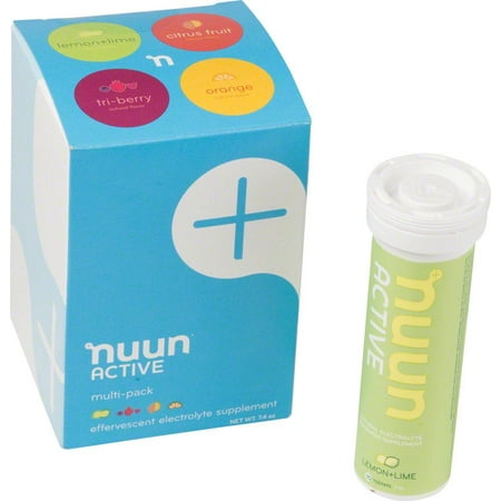 Nuun Active Hydration Tablets: Original Mixed Pack, Box of 4 (Best Electrolyte Tablets For Runners)