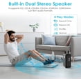 thumbnail image 4 of ELEPEX CD Player Portable Bluetooth CD Player with Speakers Boombox CD Walkman FM Radio CD Player for Home with LCD Display Handle Design Support USB AUX Playback Headphone Jack, 4 of 6