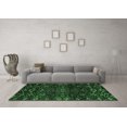 thumbnail image 3 of Ahgly Company Indoor Rectangle Oriental Emerald Green Modern Area Rugs, 2' x 4', 3 of 4