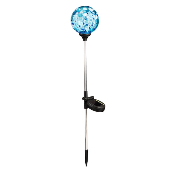 Aqua Confetti Solar Stake