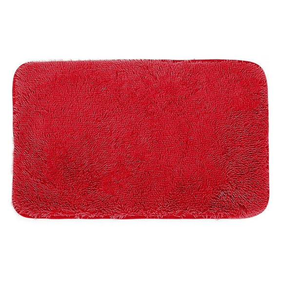 Ongmies Carpet Clearance Carpet Welcome Decor Day Room Living Doormats Carpet Home Carpets Bathroom Products Long Hair 40X60cm Home Red