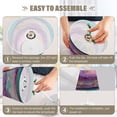 thumbnail image 4 of Table Lamp Adjustable 3 Color & 10 Brightness Levels Desk Lamp Linen Shade USB Powered for Bedrooms and Bedside Tables Purple Trees Medium, 4 of 7