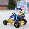 thumbnail image 4 of Costway Go Kart Kids Ride On Car Pedal Powered Car 4 Wheel Racer Toy Stealth, 4 of 8