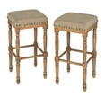 thumbnail image 3 of TMS Grafton Indoor Stool, Taupe, Set of 2, 3 of 4