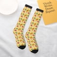 thumbnail image 6 of Bingfone Compression Socks for Women and Men Long Socks for Running Athletic Cycling Nurse-Sea and Sand, 6 of 8