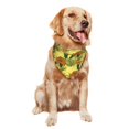 thumbnail image 4 of Dog Bandanas, Calla Lily Flowers Yellow Adjustable Dog Scarf Triangle Bib Handkerchief Accessories for Small Medium Large Dogs, Cats, Pets, 4 of 6