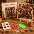 thumbnail image 4 of 2026 Christmas Special Shape Diamond Painting Kit 20x20cm Framed DIY Pearl Bead Art Set Santa Snowman Family Xmas Tree Beginner Holiday Wall Decor Craft Gift, 4 of 6