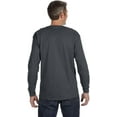 thumbnail image 2 of Jerzees Adult 5.6 oz. DRI-POWER ACTIVE Long-Sleeve T-Shirt S CHARCOAL GREY, 2 of 3