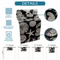 thumbnail image 6 of Black Starfish Coastal Table Runner 72 Inches, Shell Coral Summer Beach Nautical Ocean Bed Runner Dresser Scarves Tabletop for Indoor Outdoor Parties/Ceremony/Banquet, 14" x 72", 6 of 9