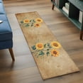thumbnail image 5 of Sunflowers Kitchen Runner Rug 2x6 Washable Runners for Hallway Non Slip Farmhouse Vintage Country Floral Plants Large Area Rug Indoor Floor Carpet for Bathroom Laundry Entryway Bedroom Living Room, 5 of 8