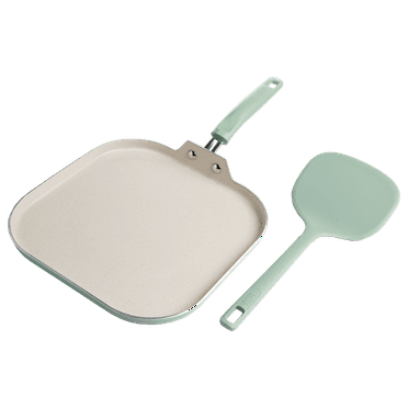 Tasty 10 in. Square Non-Stick Aluminum Griddle Pan