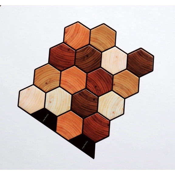 Mosaicowall 10-Sheet Peel and Stick Tile - 11.9"x11.8" Premium Kitchen Self Adhesive Backsplash Tile