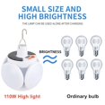 thumbnail image 3 of 1pc Solar LED Torch USB Rechargeable Night Light Outdoor Camping Lamp Emergency Lights, Portable Searchlights Great Lantern, 3 of 4