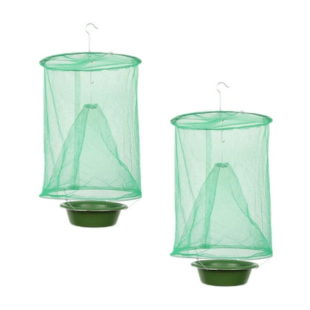 2 Packs Ranch Fly Trap, Outdoor Hanging Fly Catcher