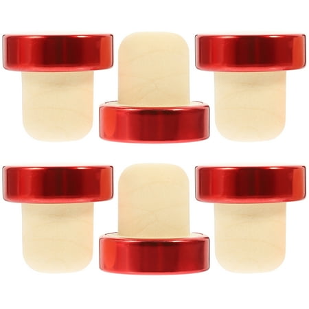 

BESTONZON 6Pcs Wine Cork Bottle Stopper Bottle Durable Stopper Bottle Plug Bottle Cork
