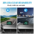 thumbnail image 7 of OULII Auto Hud Speedometer Black Clear Readability Real-Time Updates, 7 of 7