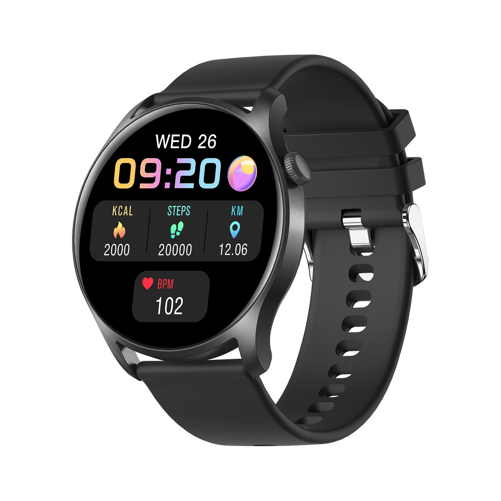 Smart Watch,1.28 Inch Smartwatch IP67 Fitness Watch with Round Full Touching Color Screen Heart Rate,Pedometer Sleep For android,IOS - Walmart.com