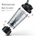 thumbnail image 5 of Electric Protein Shaker Bottle,Portable Mixer Cup  Protein Shake Mixer Cup Mixer,16oz Cup/450ML,Black, 5 of 8