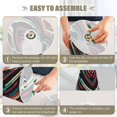 thumbnail image 5 of Yayeee Mini Table Lamp 10.8" Dimmable with Fabric Shade 3 Color Temperatures, Abstract Stripes, 5 of 7