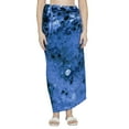thumbnail image 2 of HAPPY BAY Women's Coverups Summer Wraps Pareos Beach Cover-Up Swim Cover Up Swimwear Sarong Beachwear Pareo for Women One Size Tie Dye, Blue, 2 of 6