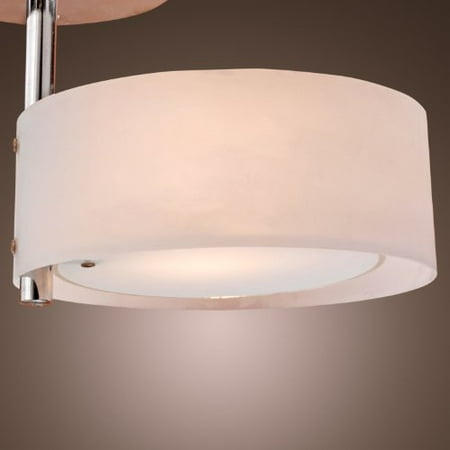 lightinthebox chrome finish acrylic chandelier, mini style flush mount, modern ceiling light fixture for garage, hallway, bedroom, living room
