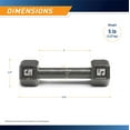 thumbnail image 2 of Cast Iron Hex Dumbbell, 2 of 6