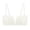 Z9tgjs-White-40, variant on Women's Front Closure Strapless Bra, Seamless Push Up Adhesive Bra for Backless Dresses, No Show Sticky Invisible Bra