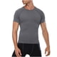 thumbnail image 2 of pstuiky Camisas de vestir de manga corta para hombre, Camisa deportiva de color liso con mangas raglán cortas y cuello redondo para hombre camisetas de hombre xl, 2 of 8