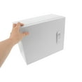 thumbnail image 2 of Caja de distribución eléctrica para exteriores: Caja de distribución para equipos eléctricos de pared, impermeable y resistente a la intemperie, con cerradura y llaves, 40 x 30 x 20 cm., 2 of 8