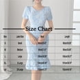 thumbnail image 3 of Njagoc3 Womens Lace Midi Dress, Short Sleeves for Summer Date & Cocktail Party, 3 of 6