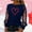 Navy3, variant on YTCAMLO Mesh Long Sleeve Womens Blouses Trendy Cute Love Heart Valentines Shirts Lightweight Round Neck Tunic Tops Dressy Outfits