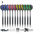 thumbnail image 1 of 12Pcs Soft Darts Shaft Tip Flights with Bag Gaskets Blade Protector Replacement, 1 of 4
