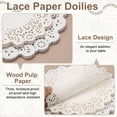 thumbnail image 3 of 200pcs Paper Doilies 14.5" Round Disposable Lace Paper Doilies Placemats White, 3 of 6