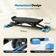 thumbnail image 7 of CLIQKWEN All-Motion Balance Board with LCD Monitor & Resistance Bands - 300lb Capacity Wobble Board for Core Workouts, Home Gym, Just 15 Min Daily, 7 of 7