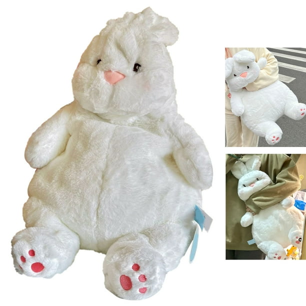 Stuffed Toys, Comfortable Fine Sewing Bunny Plush Toy Cartoon Skin Friendly  Polyester For Kids For Valentine Day 45cm/17.7in 