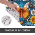thumbnail image 6 of Honeii Spring Butterfly Flowers Pattern Door Mat, Welcome Door Mats Outdoor Indoor, Stain and Fade Resistant, Non-Slip Entry Matfor Bedroom, Bathroom, Kitchen, 6 of 7