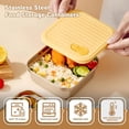 2 Pack Sandwich Containers, 20Oz Stainless Steel Sandwich Box with Lids ...