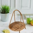 thumbnail image 2 of tredstone Beautiful Handmade Tray Decor Functional Kitchen Organizer for Holiday Birthday Wedding Oval Single Tier Medium 1Set, 2 of 6