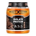 thumbnail image 1 of Body Fortress 100% Ultra-Filtered Isolate Protein Powder, Chocolate, 60g Protein & 12g BCAAs Per 2 Scoops, Muscle Gain & Recovery, Immune Support with Vitamins C & D, 1.5lbs, Packaging May Vary, 1 of 5