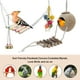 thumbnail image 3 of Juguetes para Cockatiel de Bargains Únicos, 6 Pcs, Escondite Natural de Coco con Escalera, Juguete Colgante con Campana, Accesorios para Jaula de Aves, 3 of 7