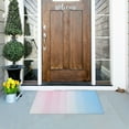 thumbnail image 5 of Yayeee Doormat for Indoor Entrance 32" x 20" Non Slippery Floor Rug, Light Blue Stripes, 5 of 8