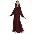 thumbnail image 4 of Bimba Women'sAbayaIslamic Prayer Dress WithHijab/ScarfCuff On SleeveMuslim Dress, 4 of 8